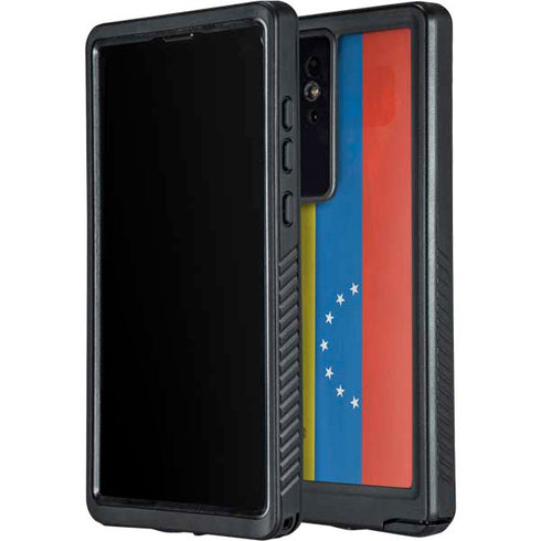 Venezuela Flag Distressed Galaxy S24 Ultra Waterproof Case